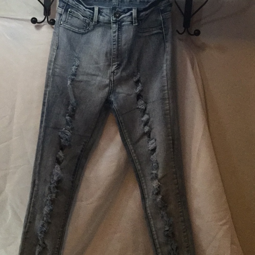Skinny high waisted jeans